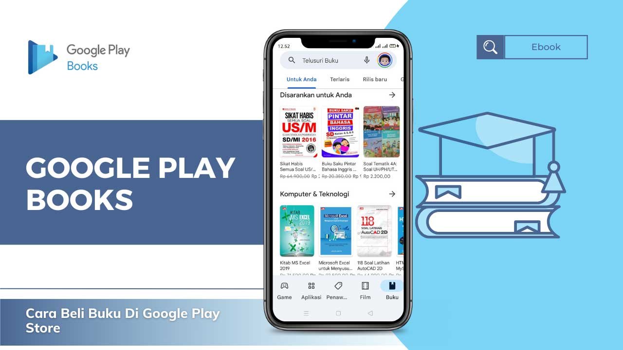 Cara Beli Buku Di Google Play Store Pertama Kali Diskon Rp 50000